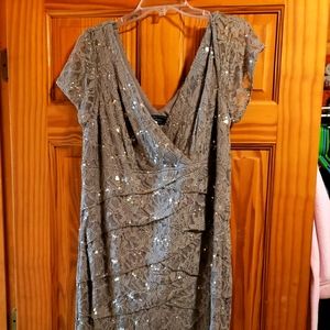 Dress barn sparkling dress 14